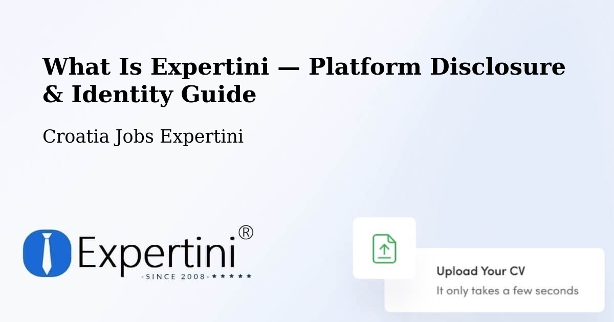 What Is Expertini — Platform Disclosure & Identity Guide – Grad Vis